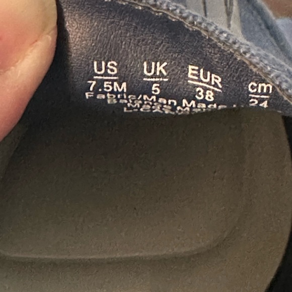 Franco Sarto Men's Blue Loafers - Picture 7 of 9